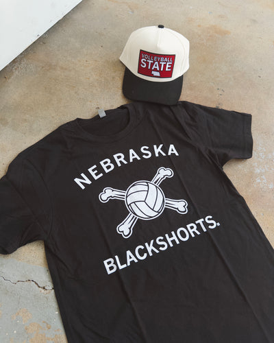 Nebraska Blackshorts Cotton Tee - Black