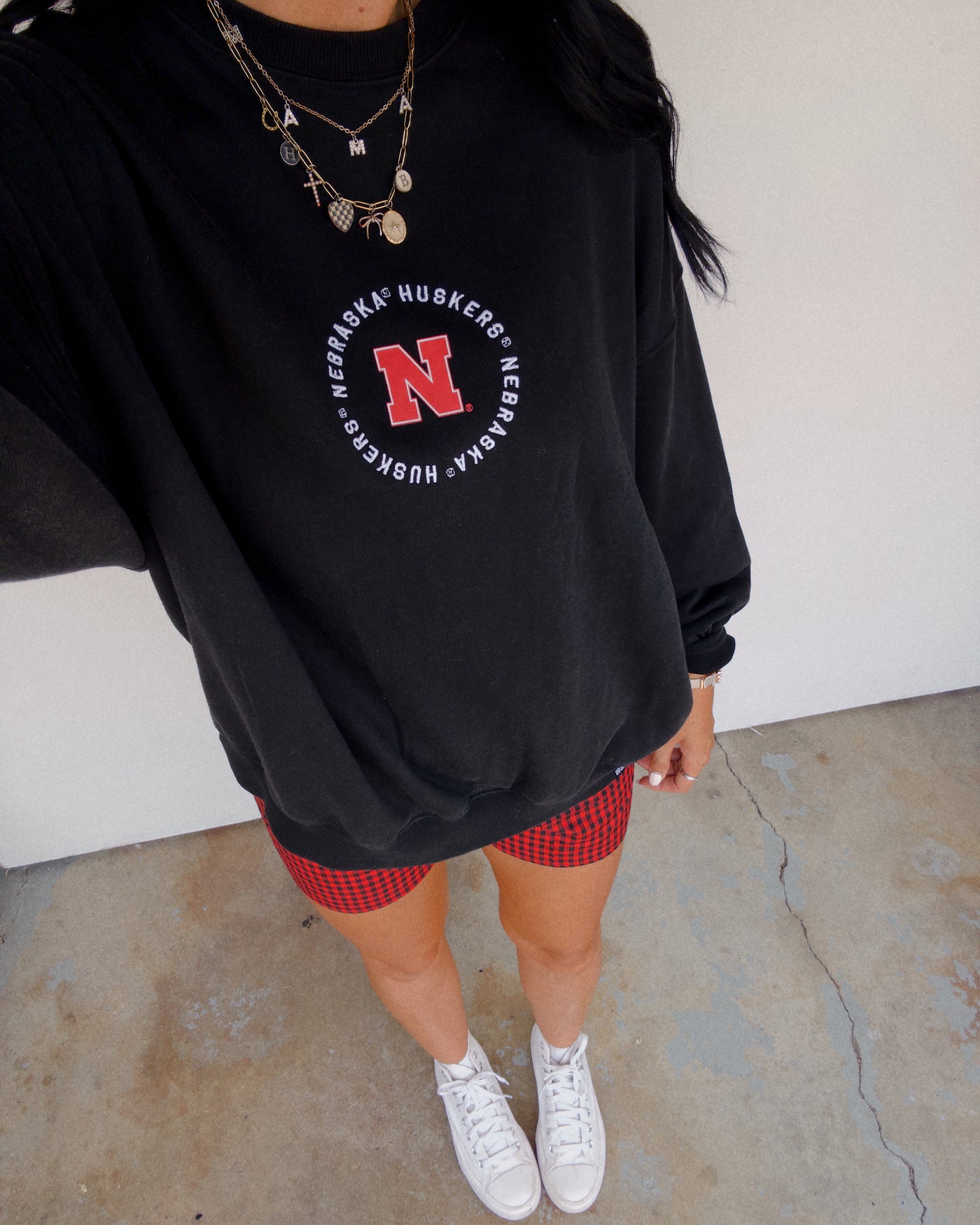 Go Big Red Sweatshirt - Black