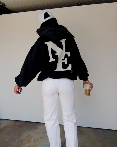 Washed NE Hoodie - Black