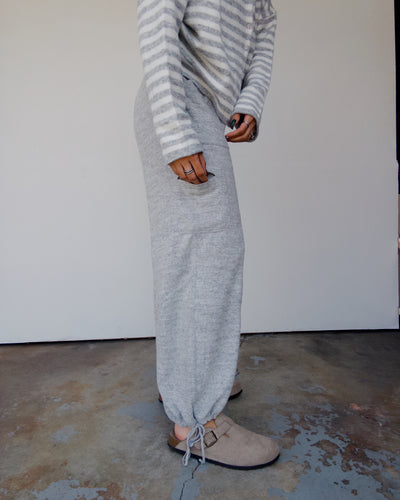 Kira Drawstring Jogger Sweatpants - Grey