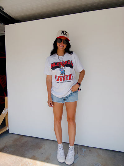 No Place Like NE Cotton Tee - Ash