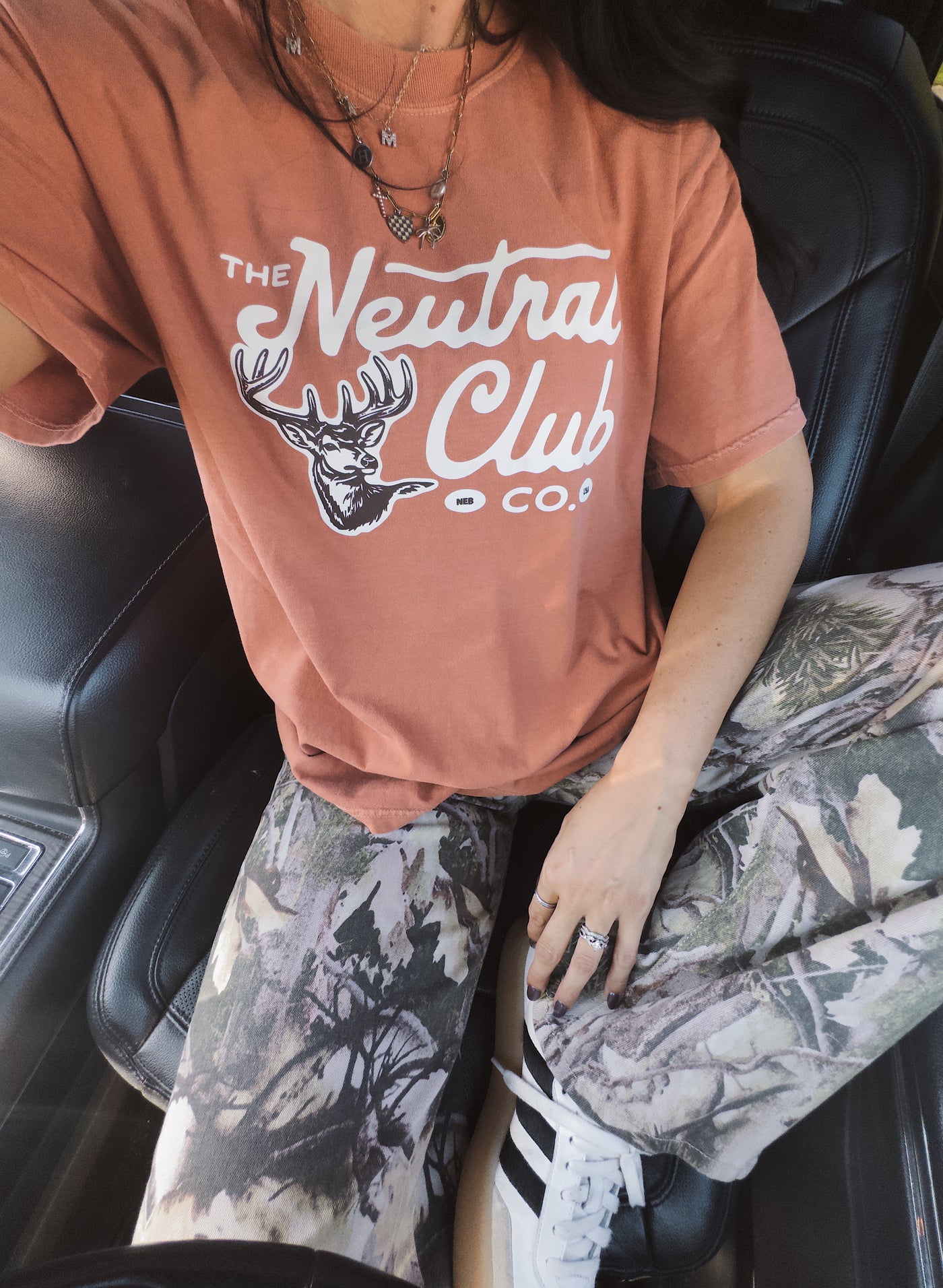 The Neutral Club Co. Deer Cotton Tee - Yam