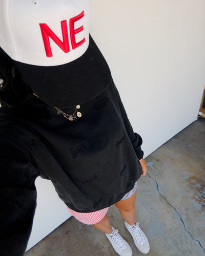 Huskers Repeat Sweatshirt - Black