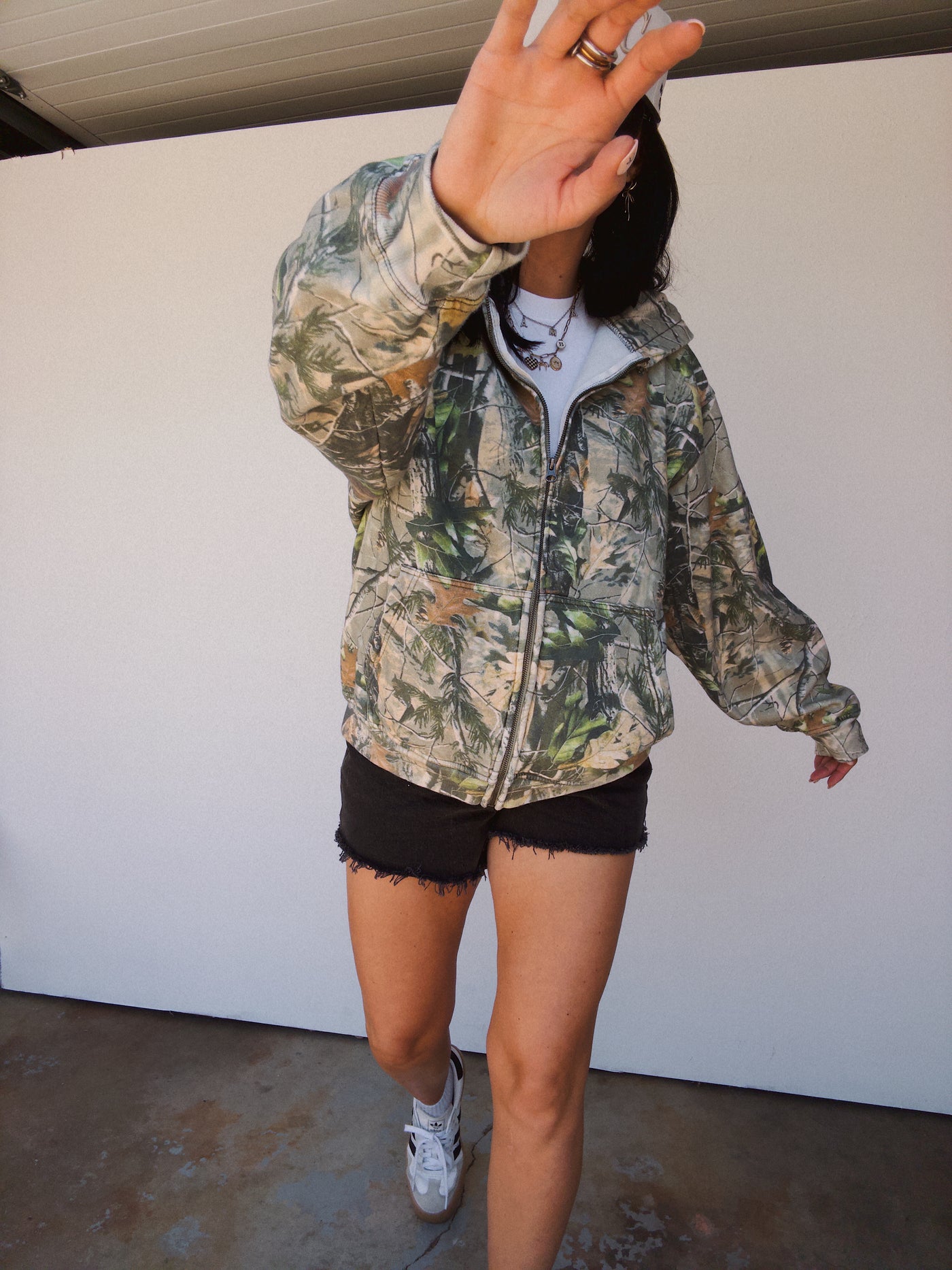 Backwoods Bound Zip Hoodie - Camo