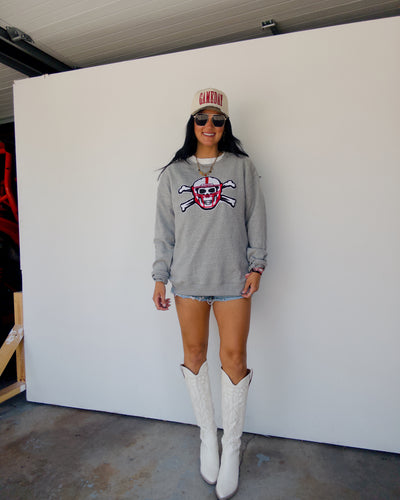 Throw The Bones Sweatshirt - Grey