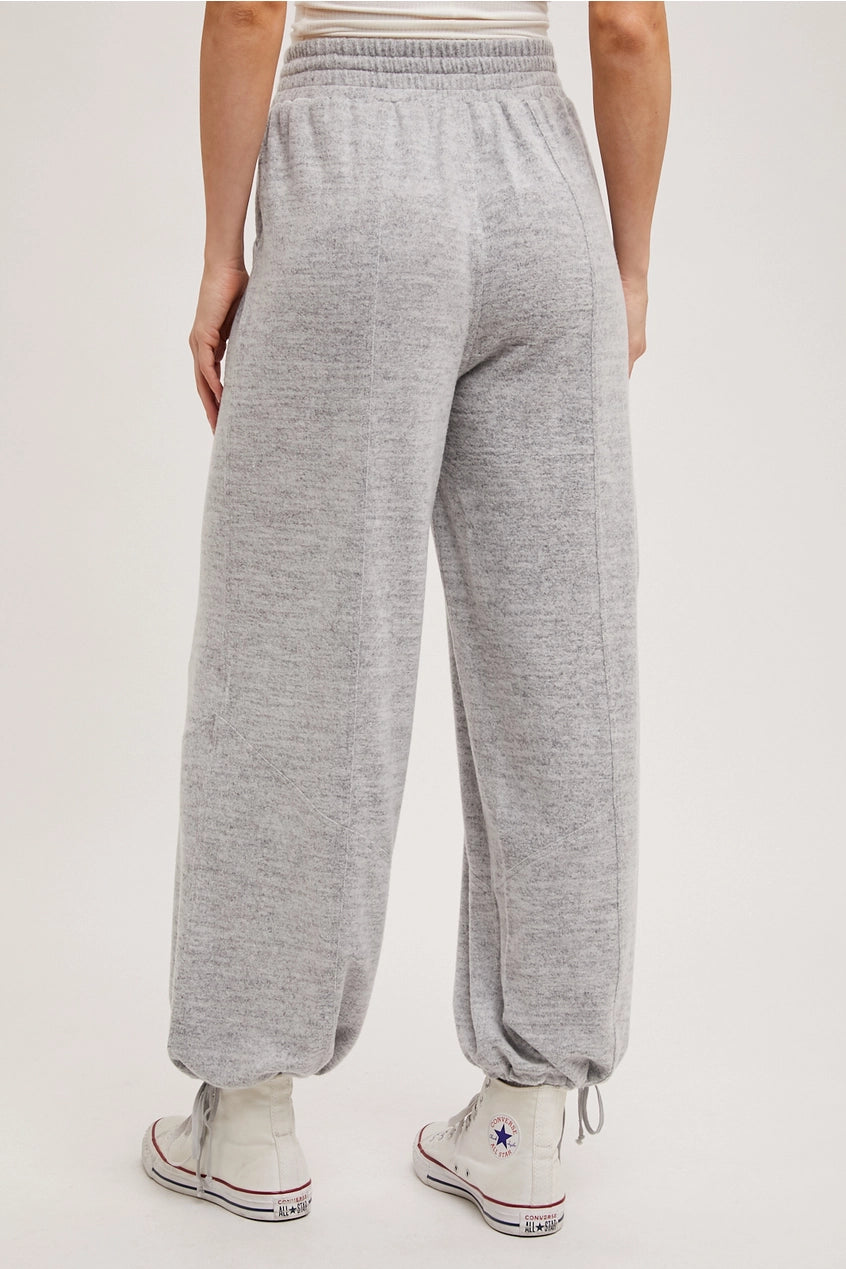 Kira Drawstring Jogger Sweatpants - Grey