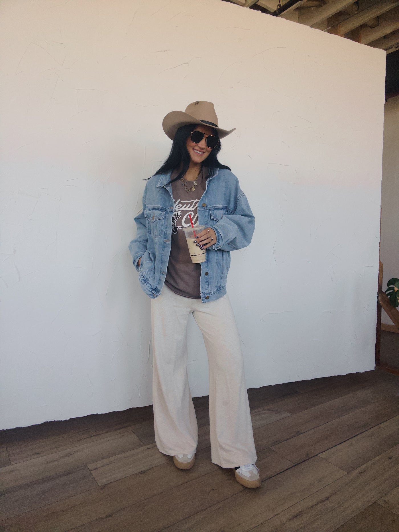 Off Duty Oversized Denim Jacket - Blue