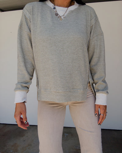 The Pebble Pullover - Olive