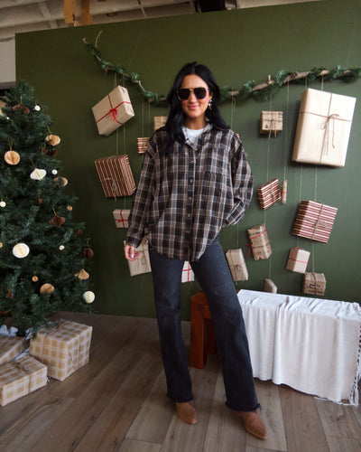 Prairie Smoke Flannel - Black Multi