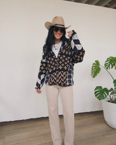 Callum Cardigan - Black