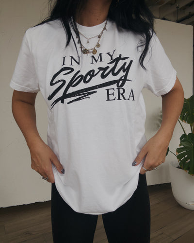 In My Sporty Era Cotton Tee - White