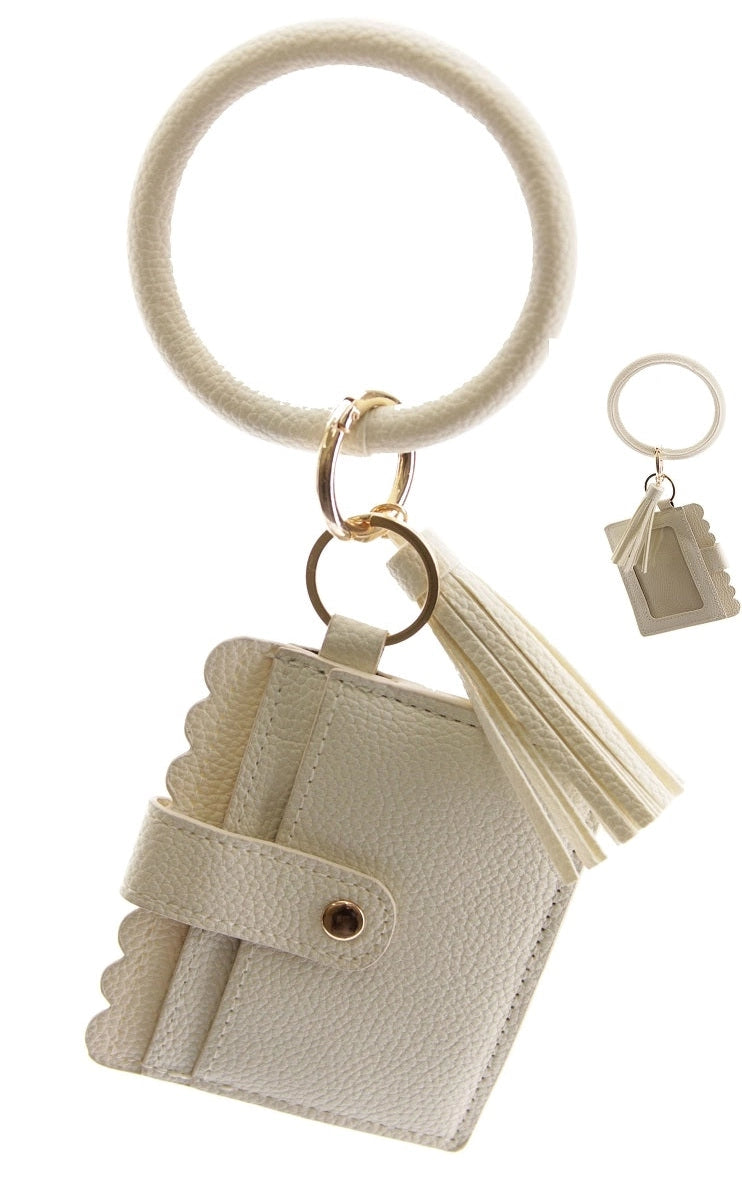 Keychain Wallet - Ivory