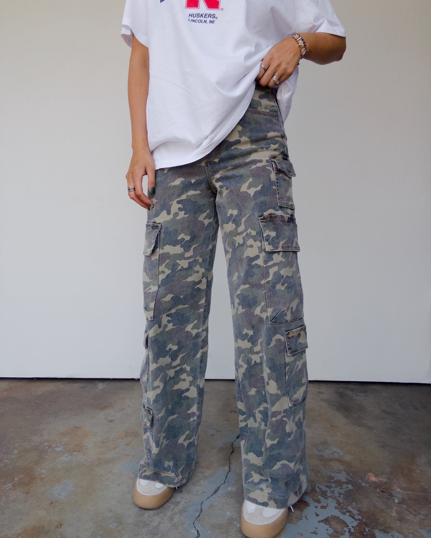 Camo Cargos