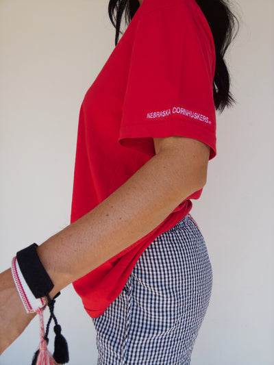 Go Big Red Corn Cotton Tee - Red