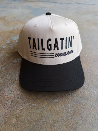 Tailgatin' Social Club Hat - Black/Cream