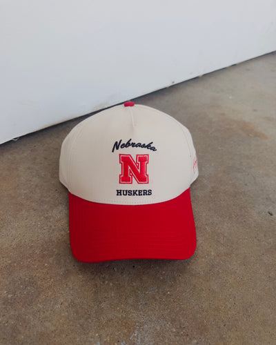 Huskers Tradition Hat - Cream/Red