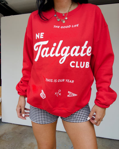 Nebraska Tailgate Sweatshirt - Red