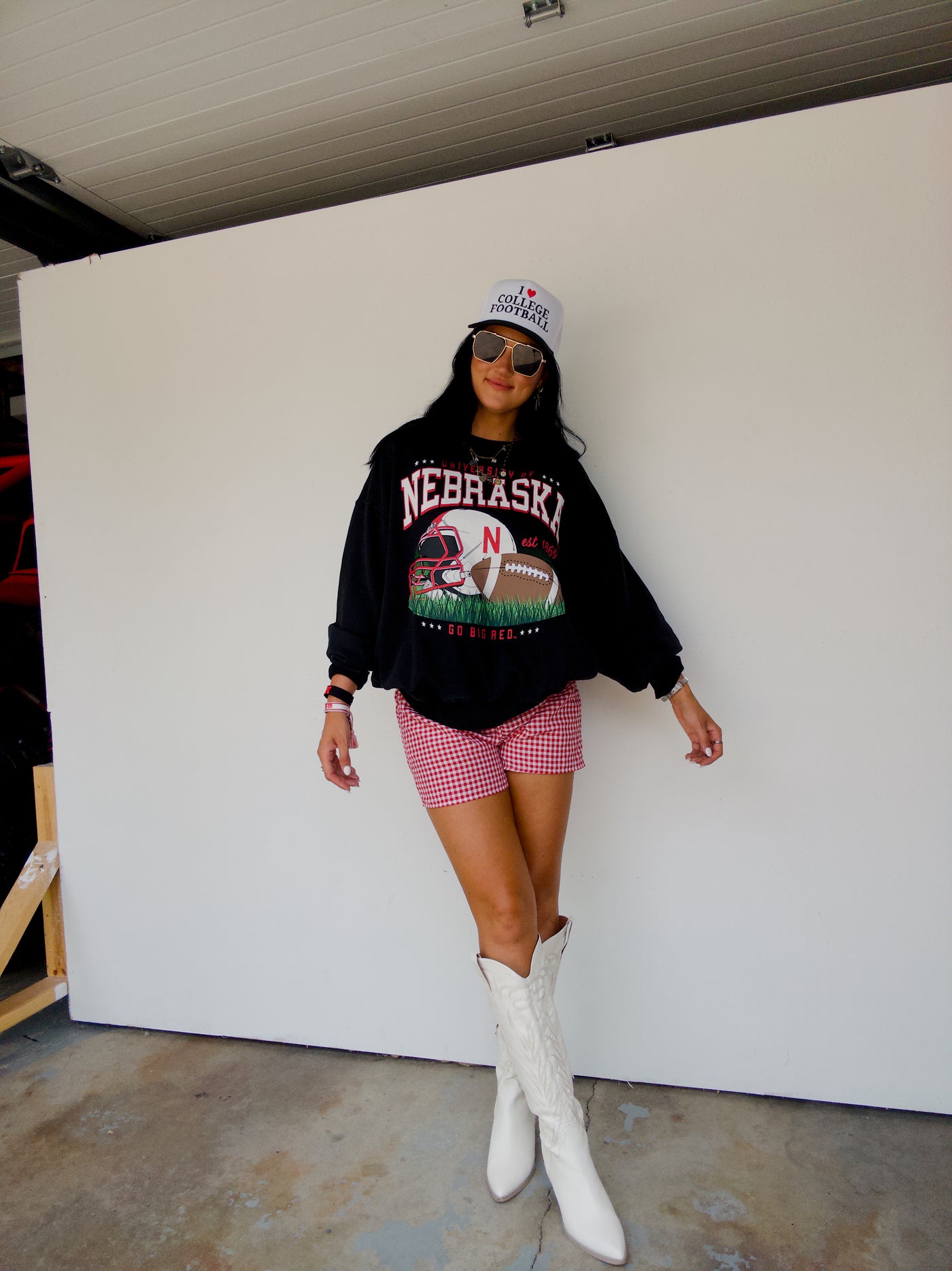 Nebraska Malone Sweatshirt - Black