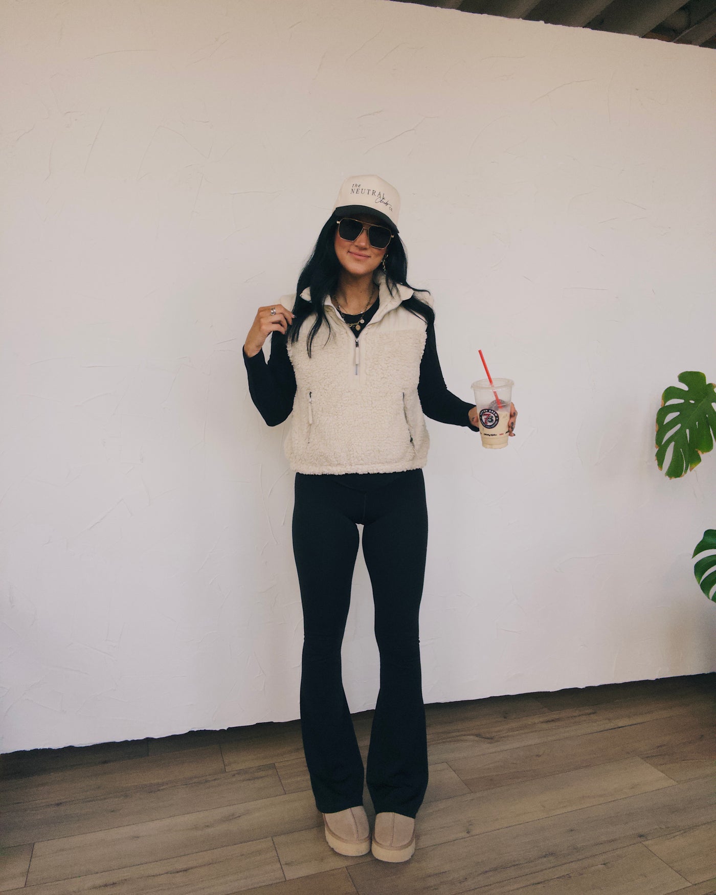 Cedar Trail Sherpa Vest - Cream