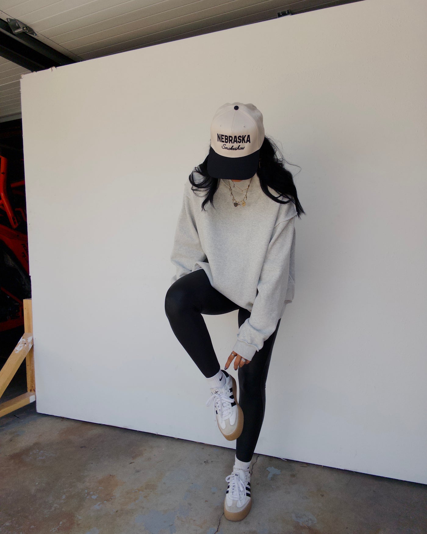 Solid Reversible Mockneck - Grey