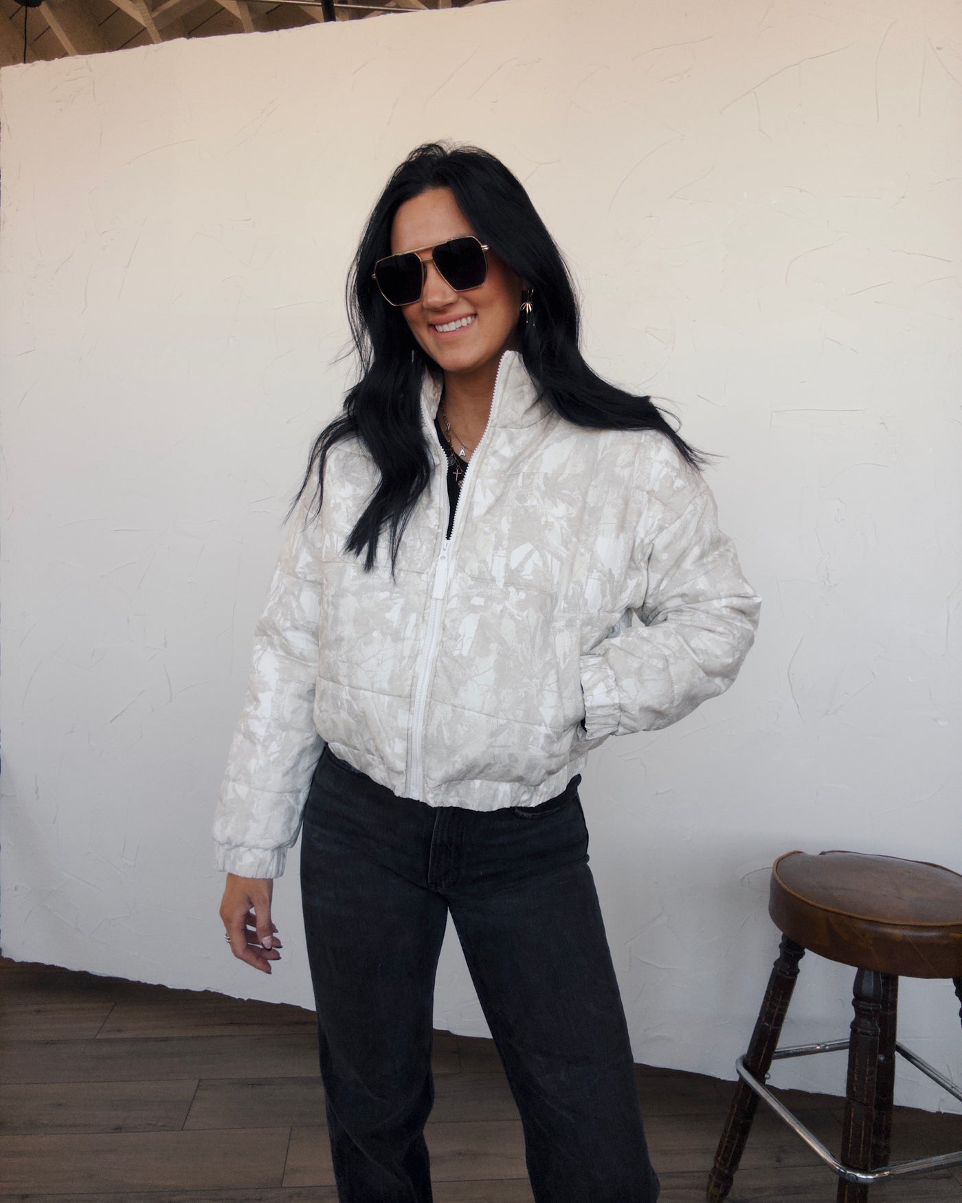 Fieldhouse Cropped Jacket - Camo