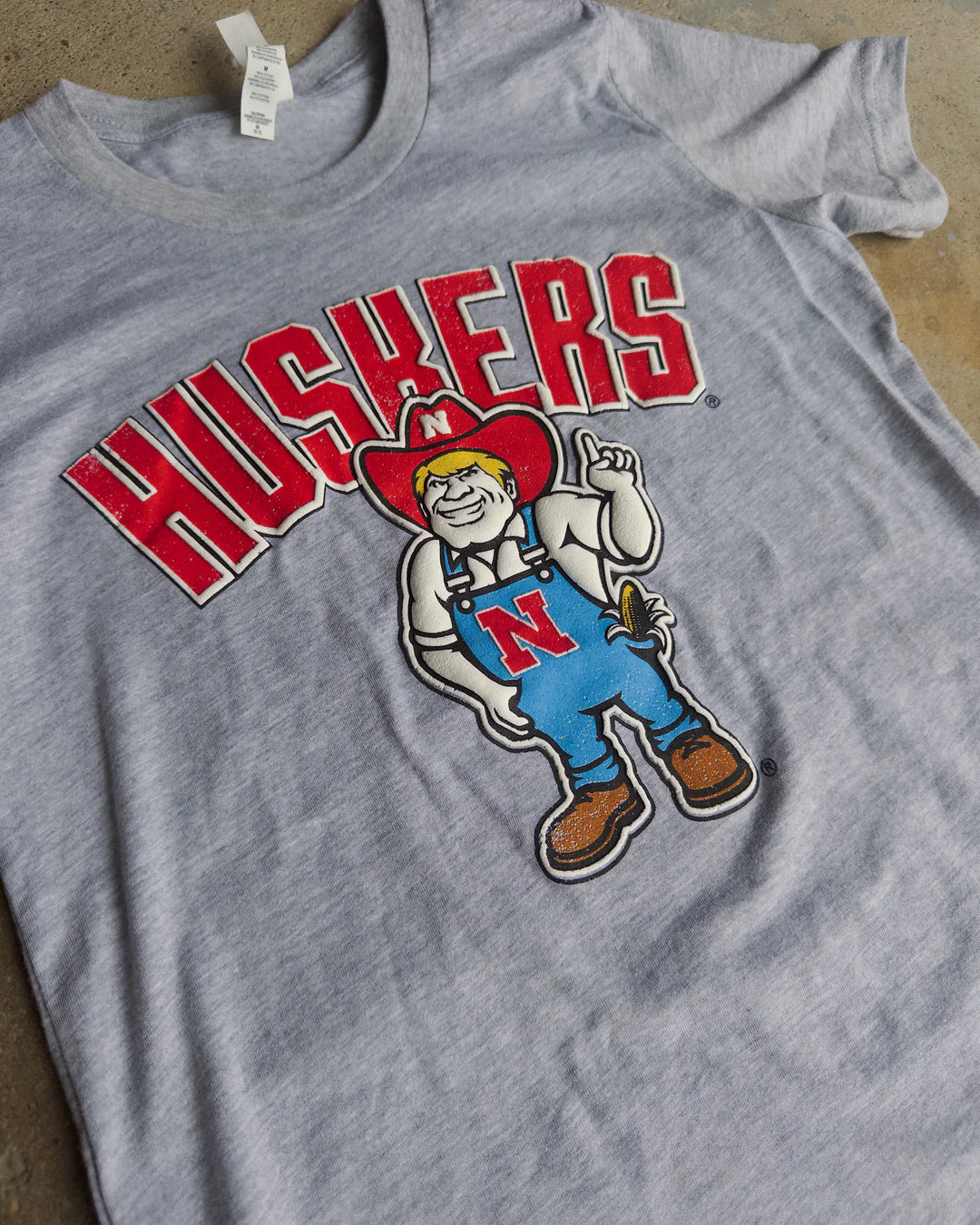 Youth Herbie Puff Tee - Heather Grey