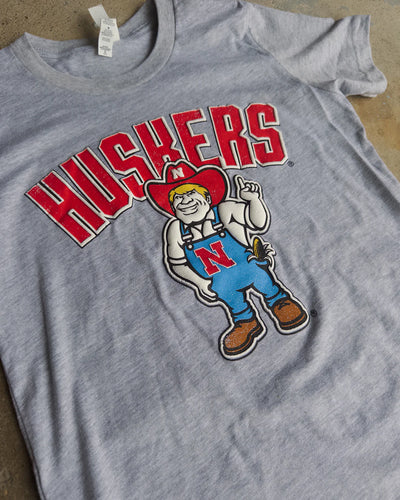 Youth Herbie Puff Tee - Heather Grey