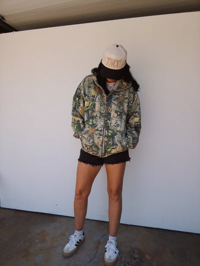 Backwoods Bound Zip Hoodie - Camo