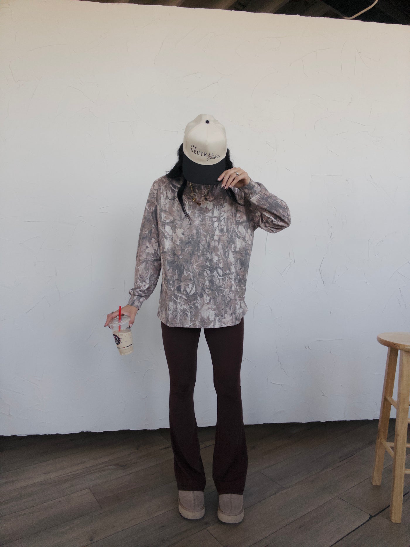 Wooland Long Sleeve - Dark Camo