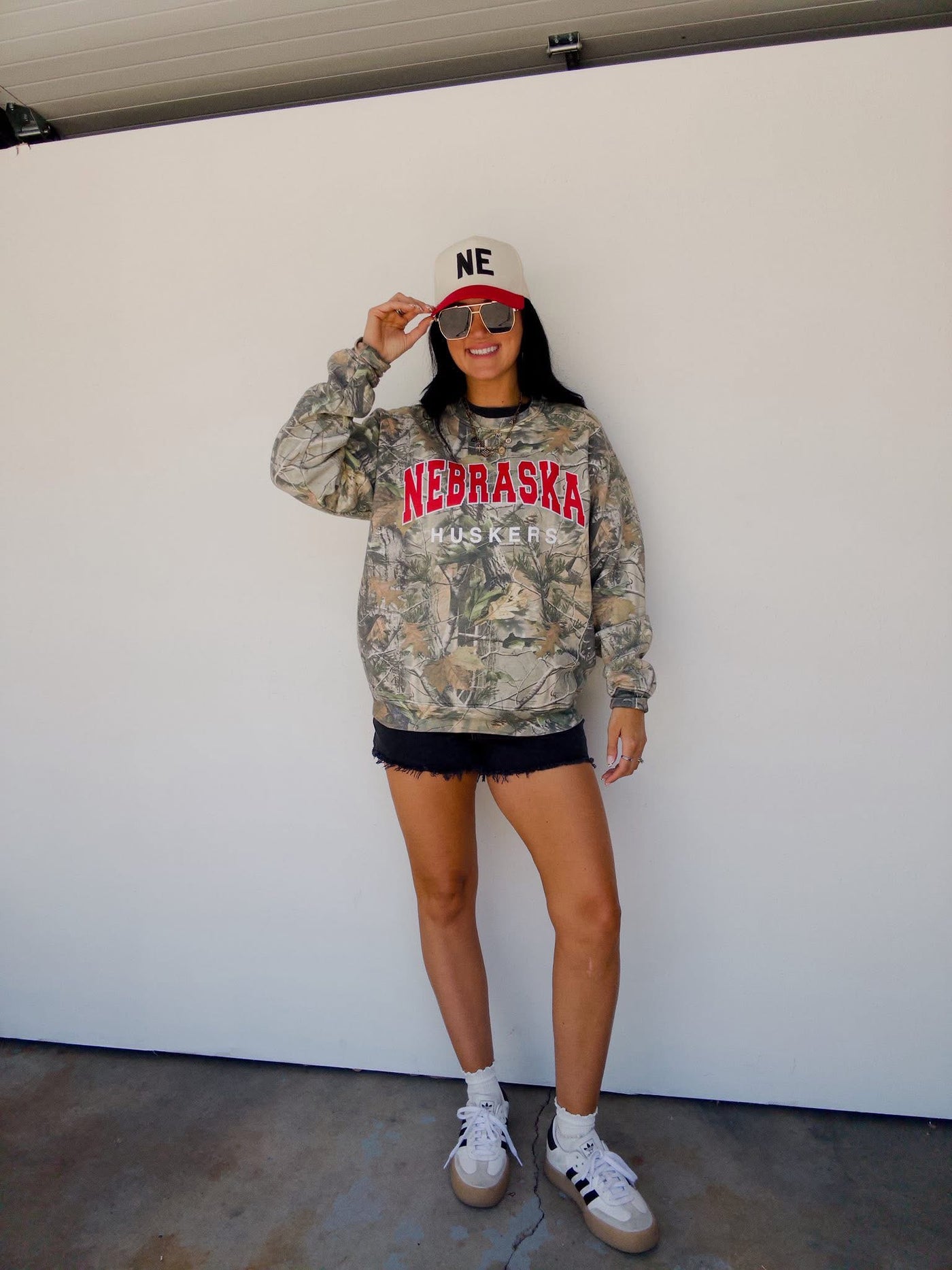 Nebraska Huskers Sweatshirt - Camo