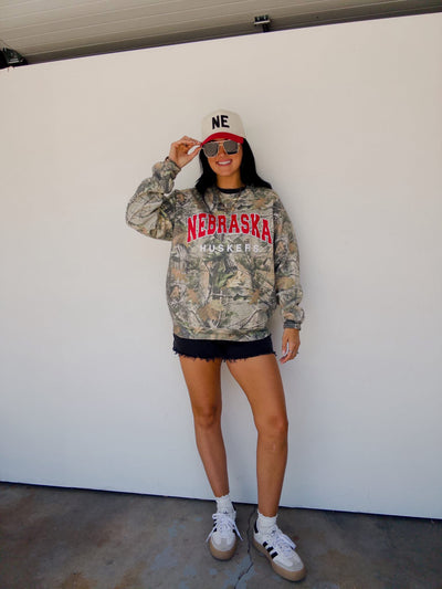 Nebraska Huskers Sweatshirt - Camo