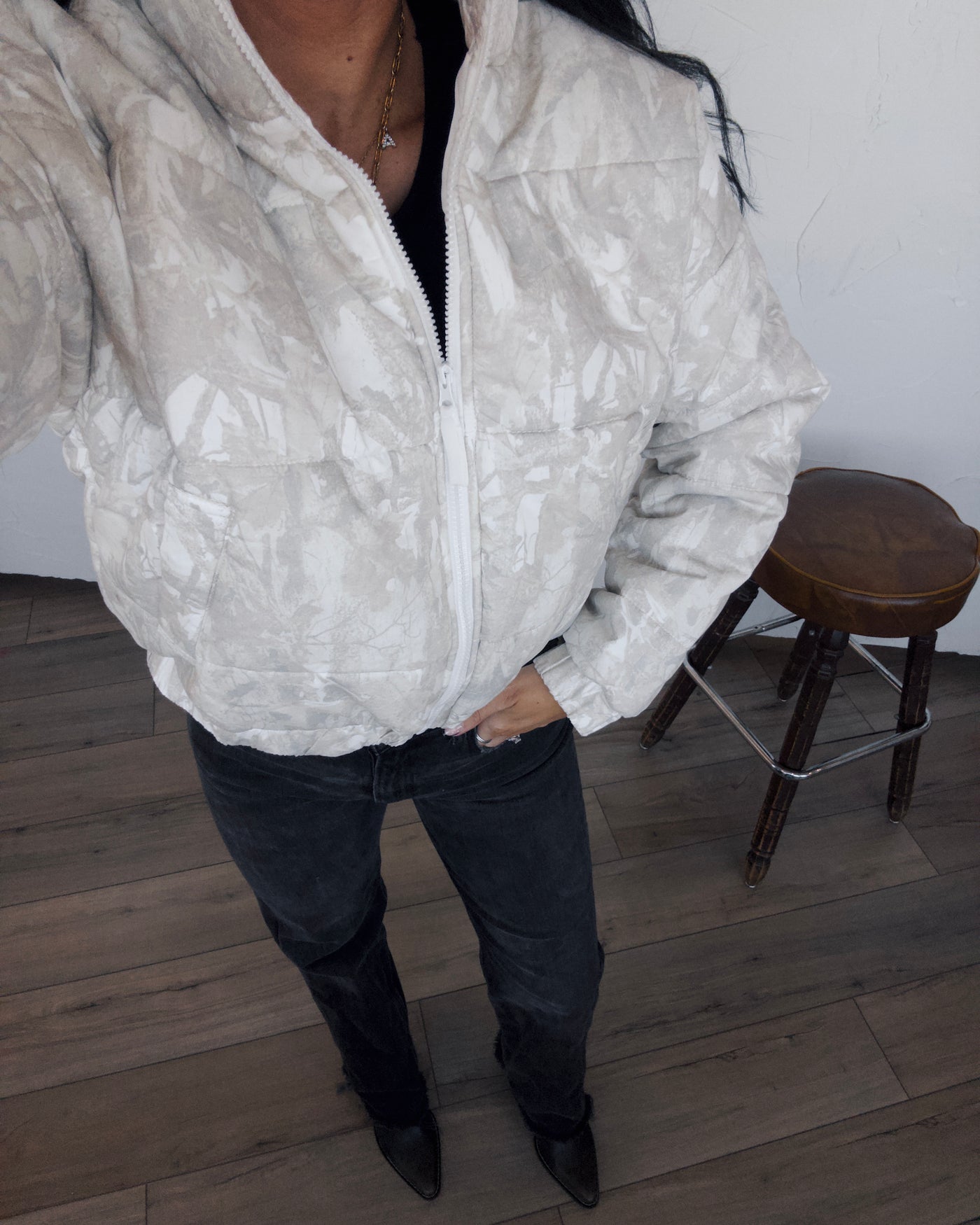 Fieldhouse Cropped Jacket - Camo