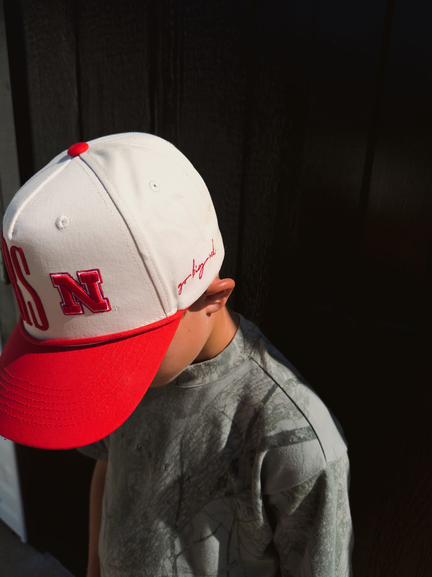 Nebraska Saturday Hat - Cream/Red