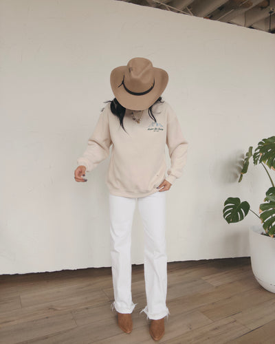 Aspen Ski Camp Sweatshirt - Natural