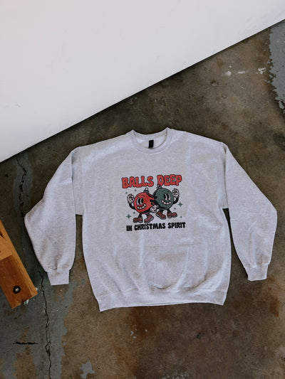 Balls Deep Sweatshirt - Ash
