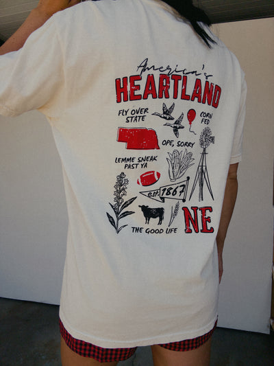 America's Heartland Doodle Tee - Ivory