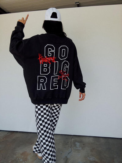 Go Big Red Sweatshirt - Black