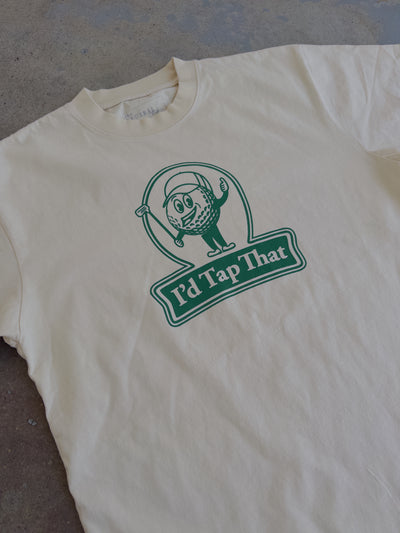 I'd Tap That Cotton Tee - Ivory