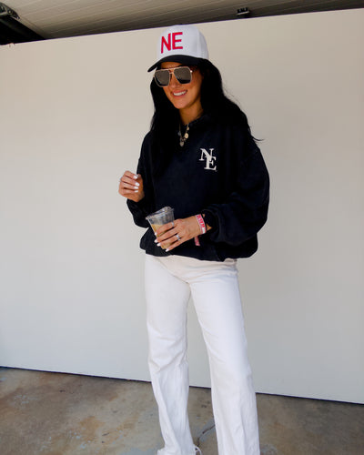 Washed NE Hoodie - Black