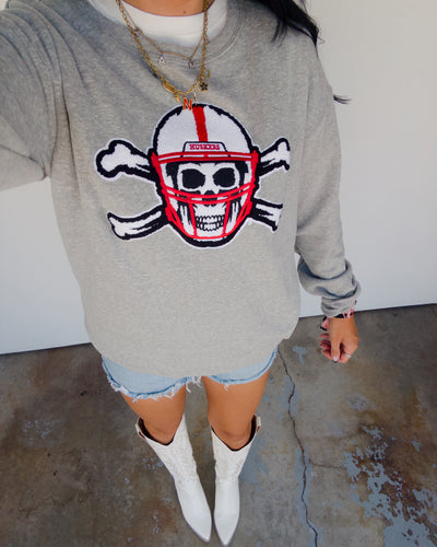 Throw The Bones Sweatshirt - Grey
