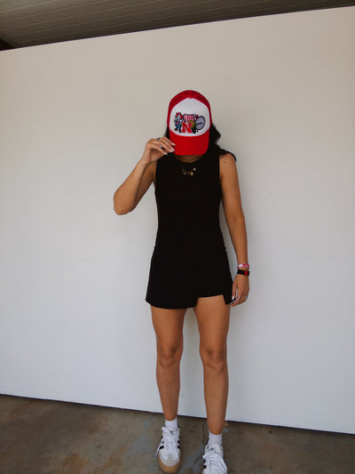 Alexis Wrap Tie Dress - Black