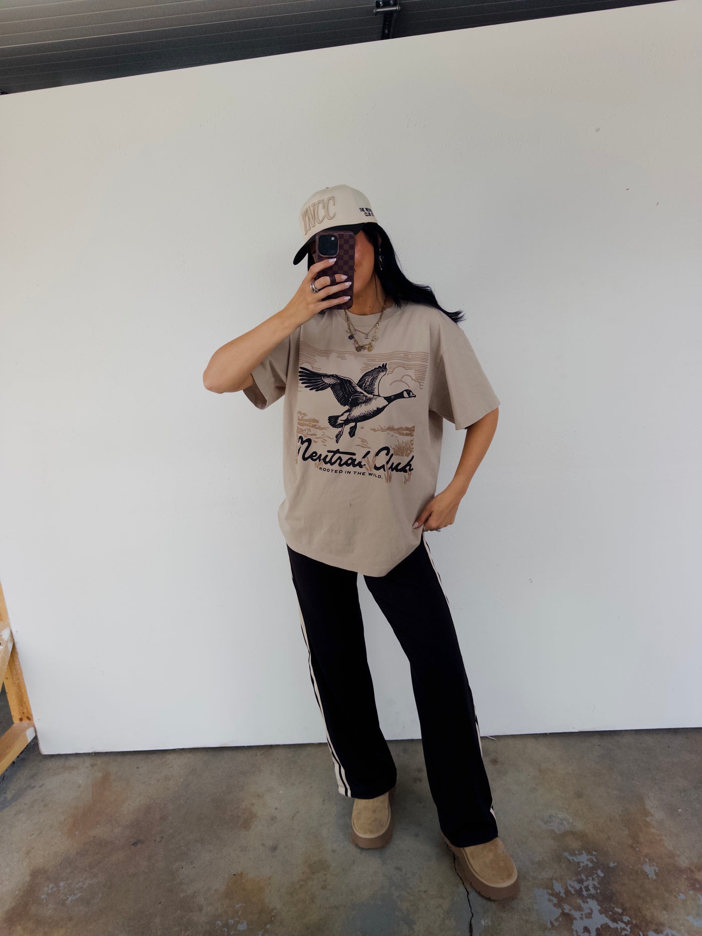 Rooted In The Wild Cotton Tee - String Tan