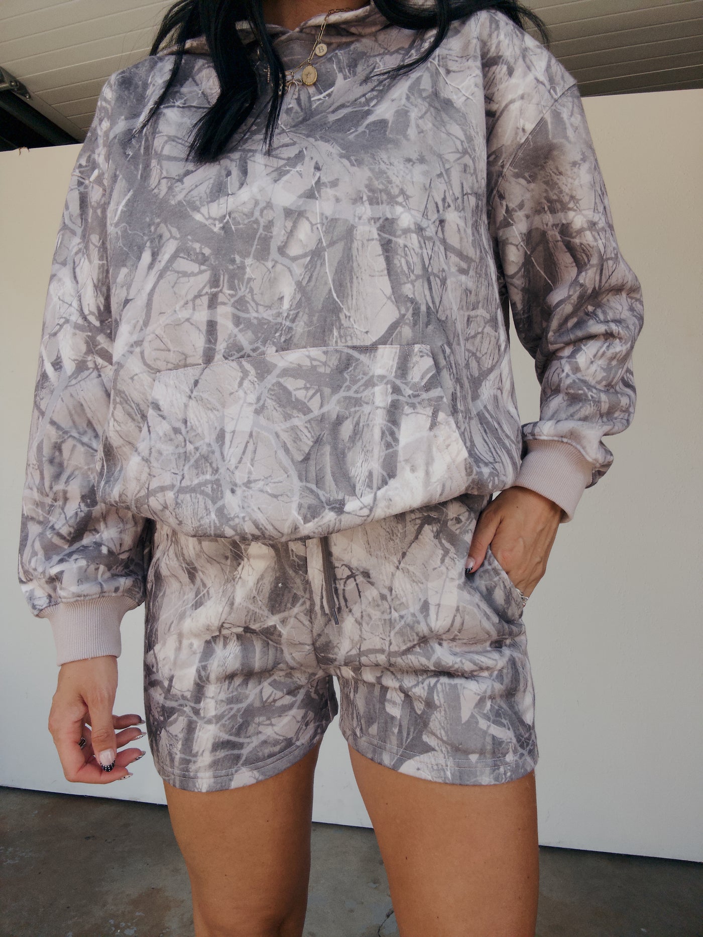 Backwoods Camo Shorts - Dark