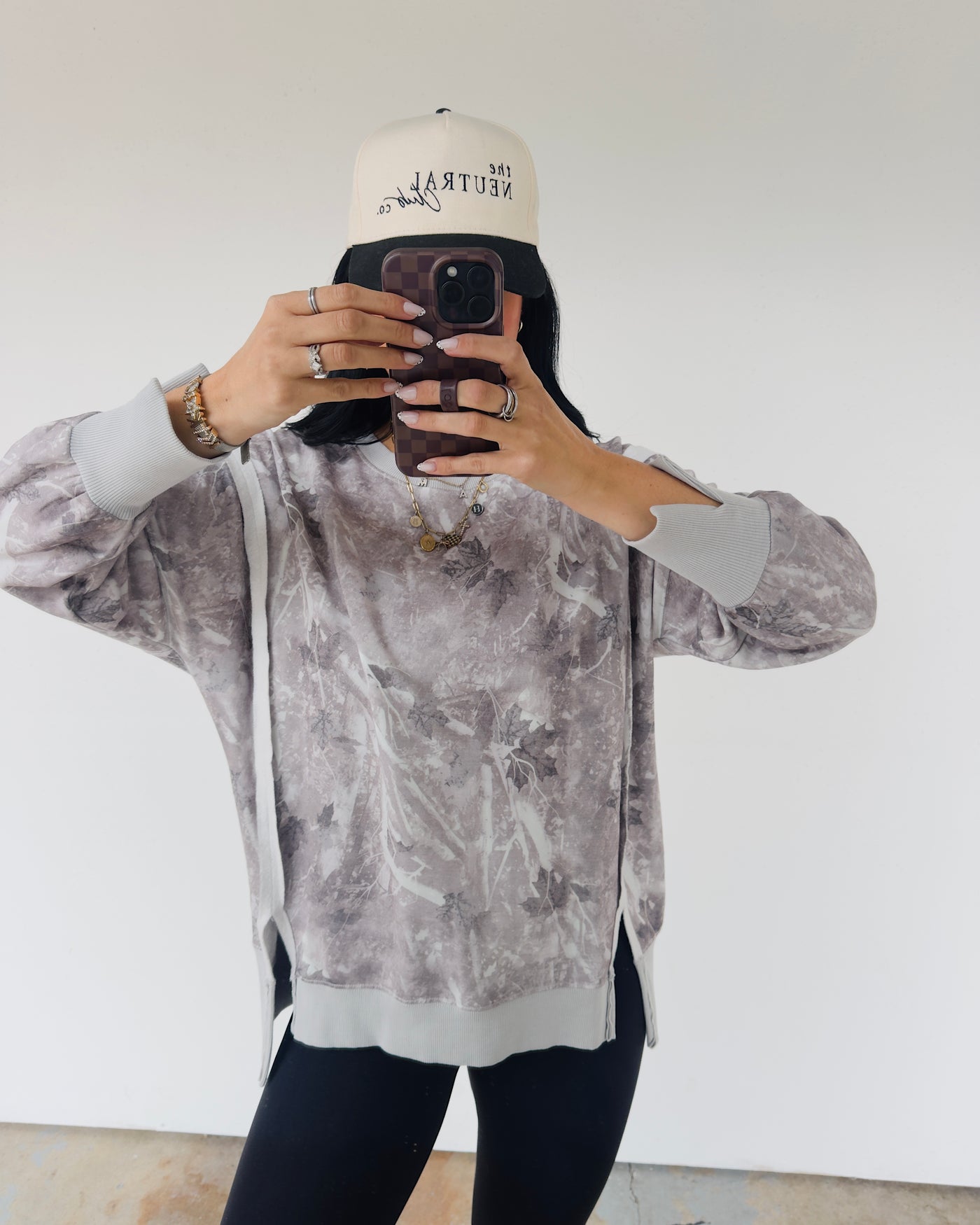 Faded Fields Pullover - Grey Camo