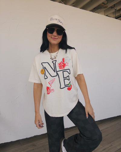 NE Icon Cotton Tee - Ivory