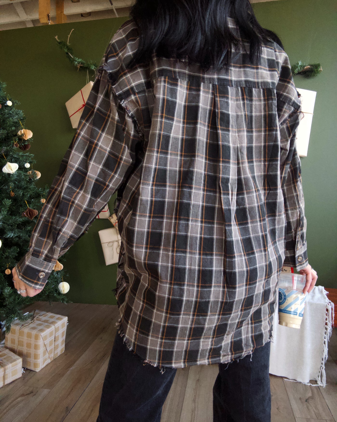 Prairie Smoke Flannel - Black Multi