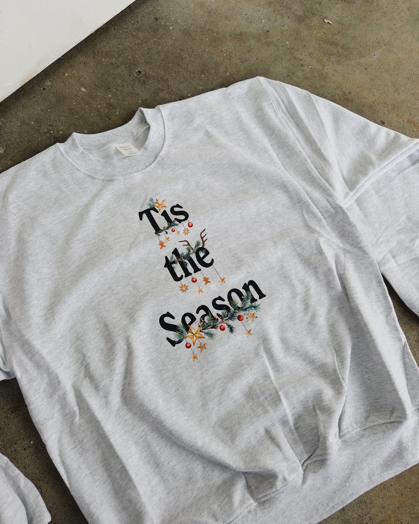 Tis The Season Sweatshirt - Ash