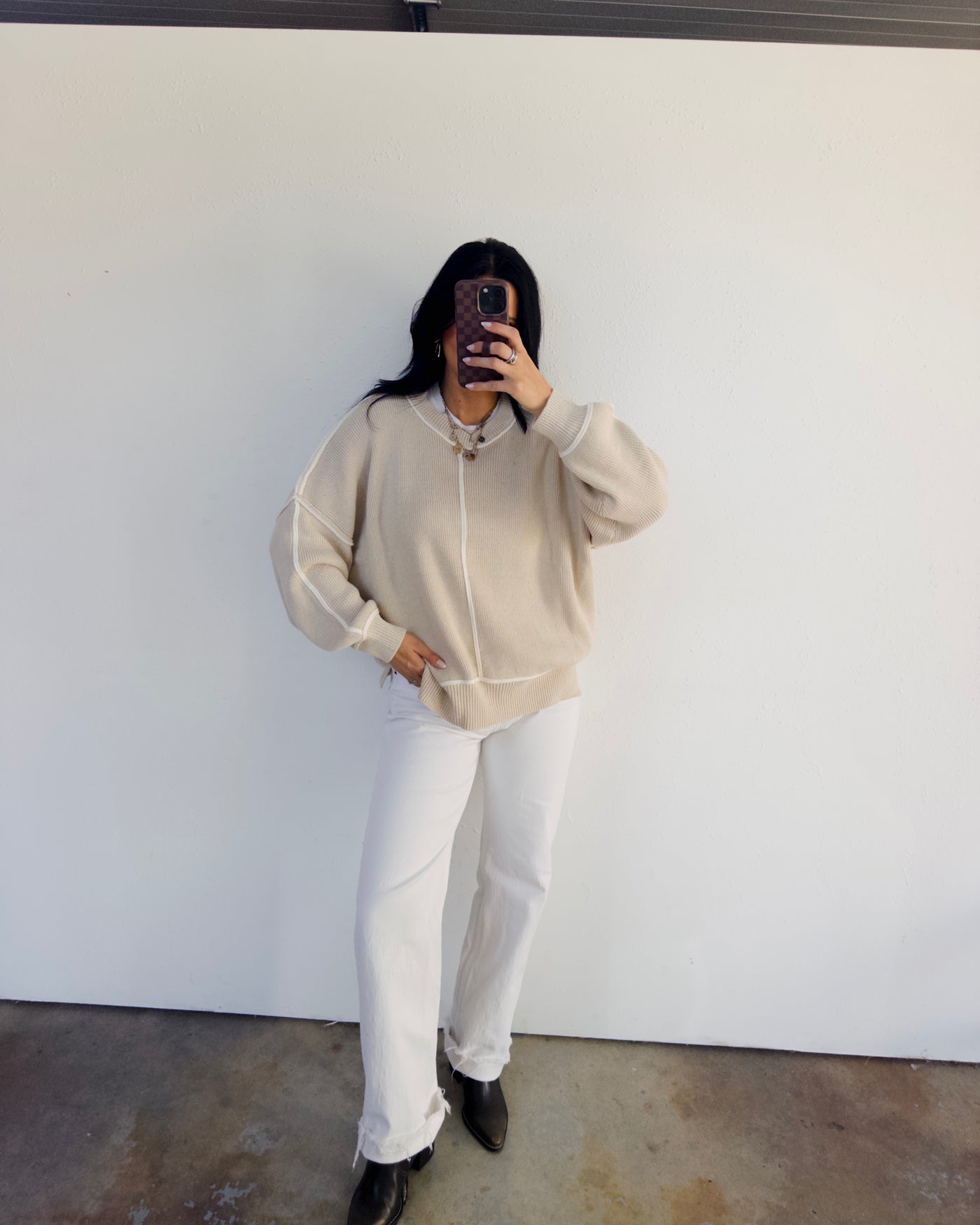 Maple Grove Oversized Sweater - Oatmeal