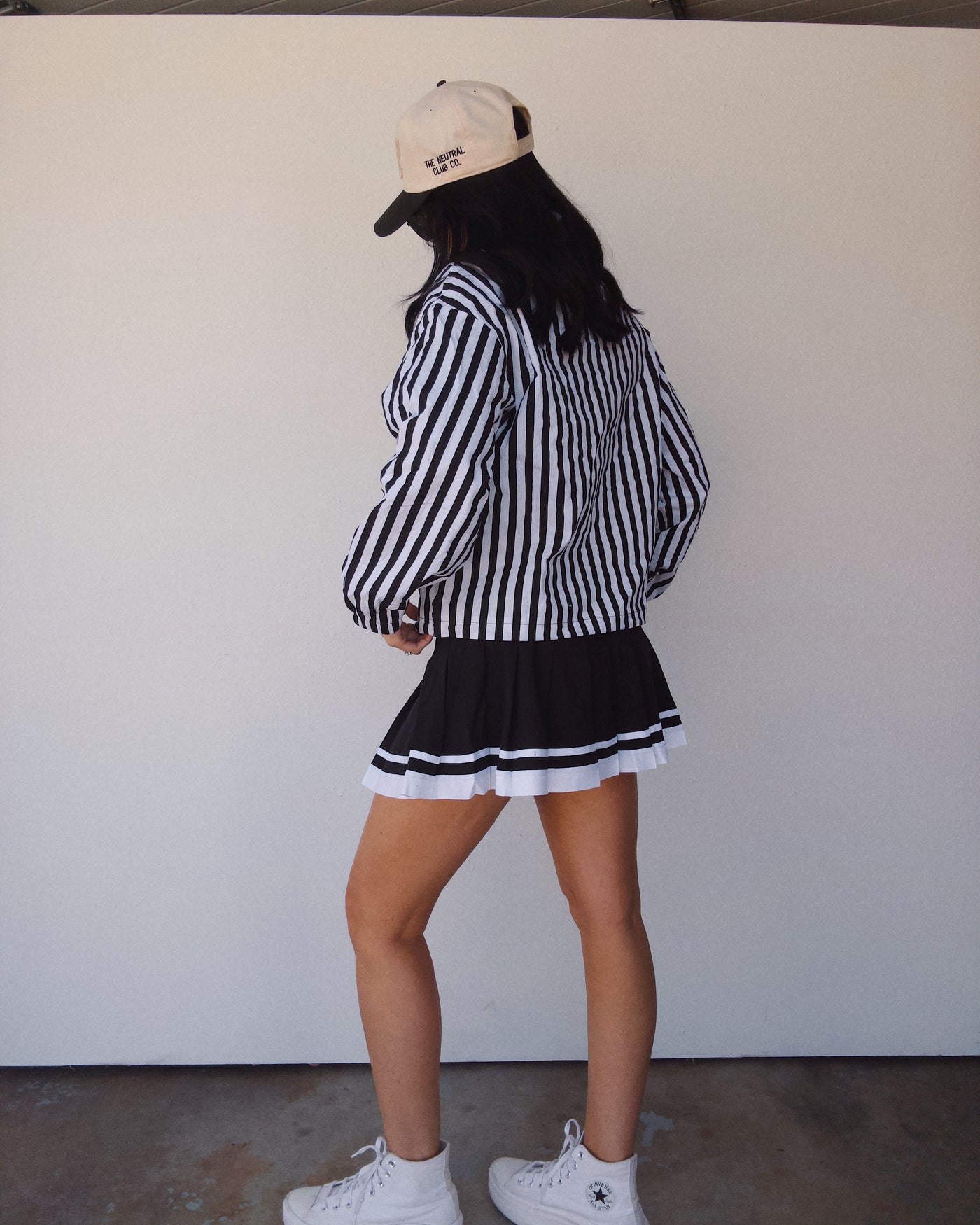 The Mulligan Pullover - White/Black