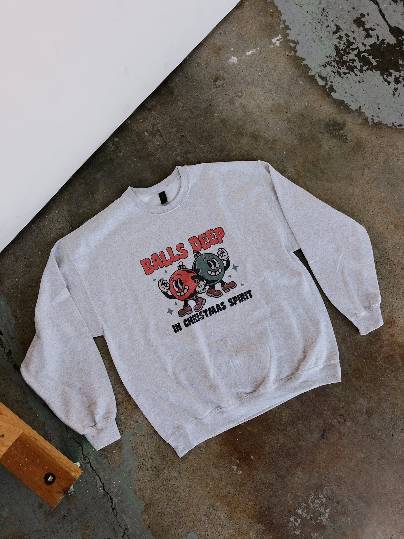Balls Deep Sweatshirt - Ash